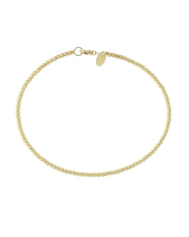 9CT Y/G BALL BANGLE 2.00m/18cm